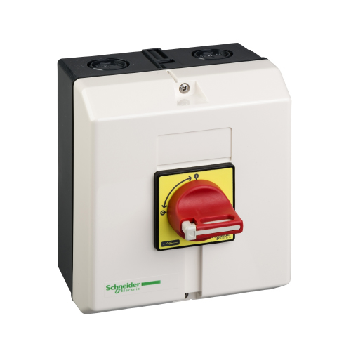 Interruptor manual 63A frente candado en caja IP65